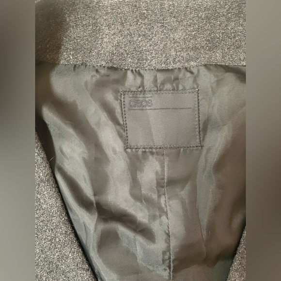 Worn ONCE - ADOS Gray wool front vest Size 46” - Picture 4 of 6